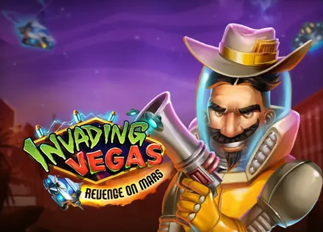 Invading Vegas Revenge on Mars — official cover