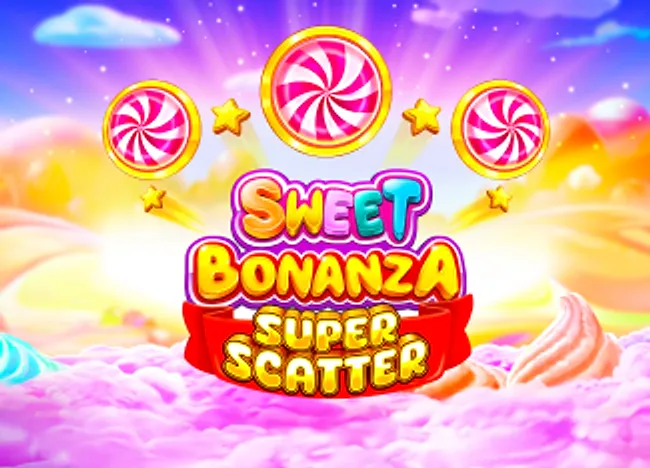 Sweet Bonanza Super Scatter — official cover